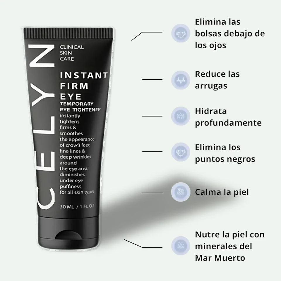CELYN Crema reafirmante para zona de los ojos, eliminación de arrugas y ojeras